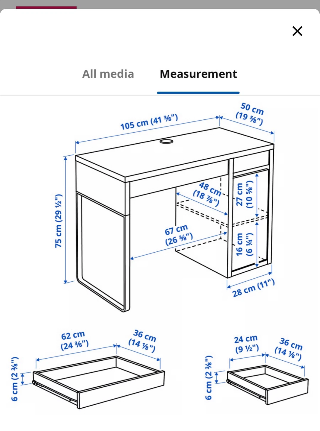 IKEA MICKE Desk - photo 2