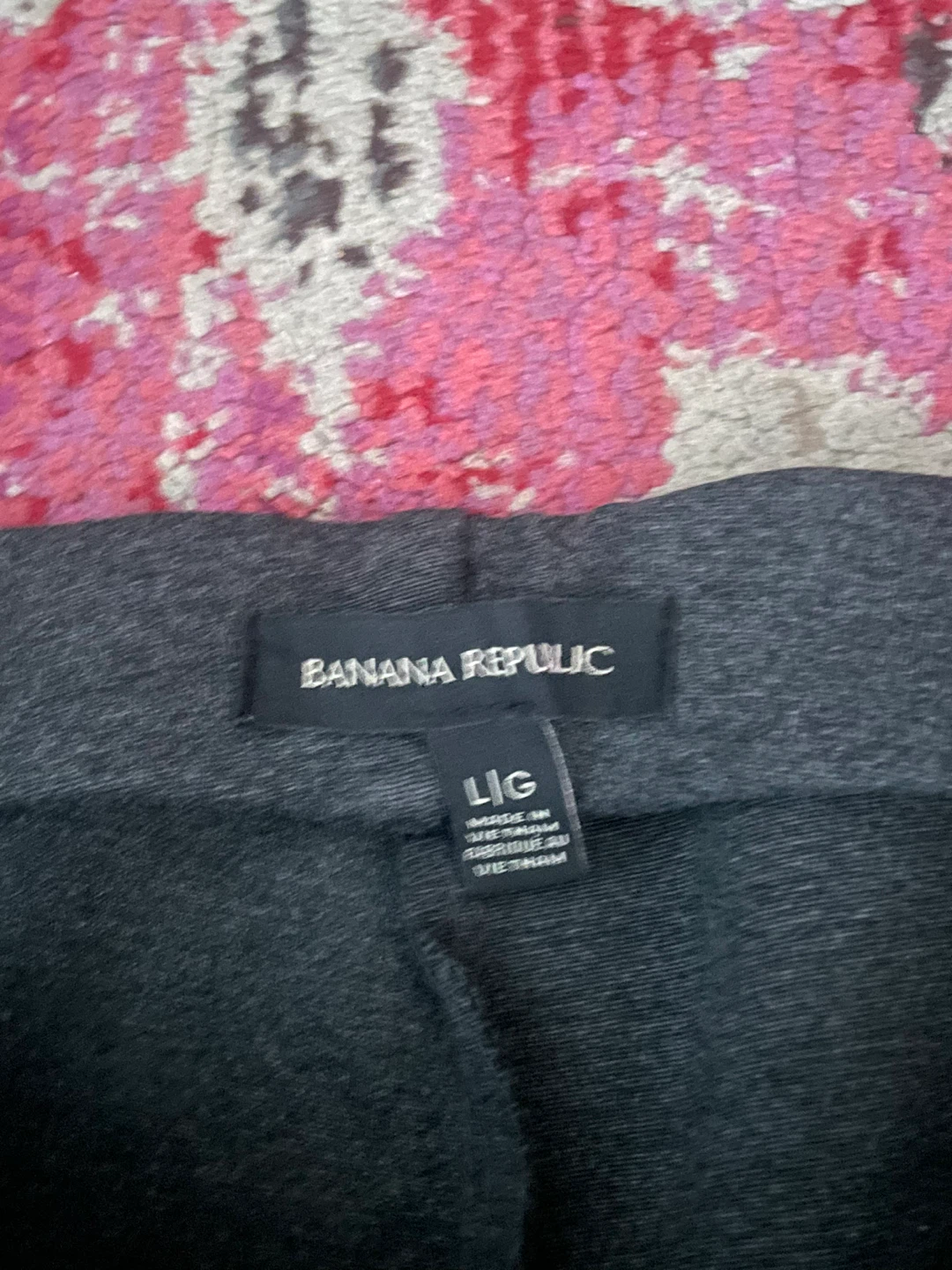 Banana Republic Women's Dark Grey Pants Size L - photo 2
