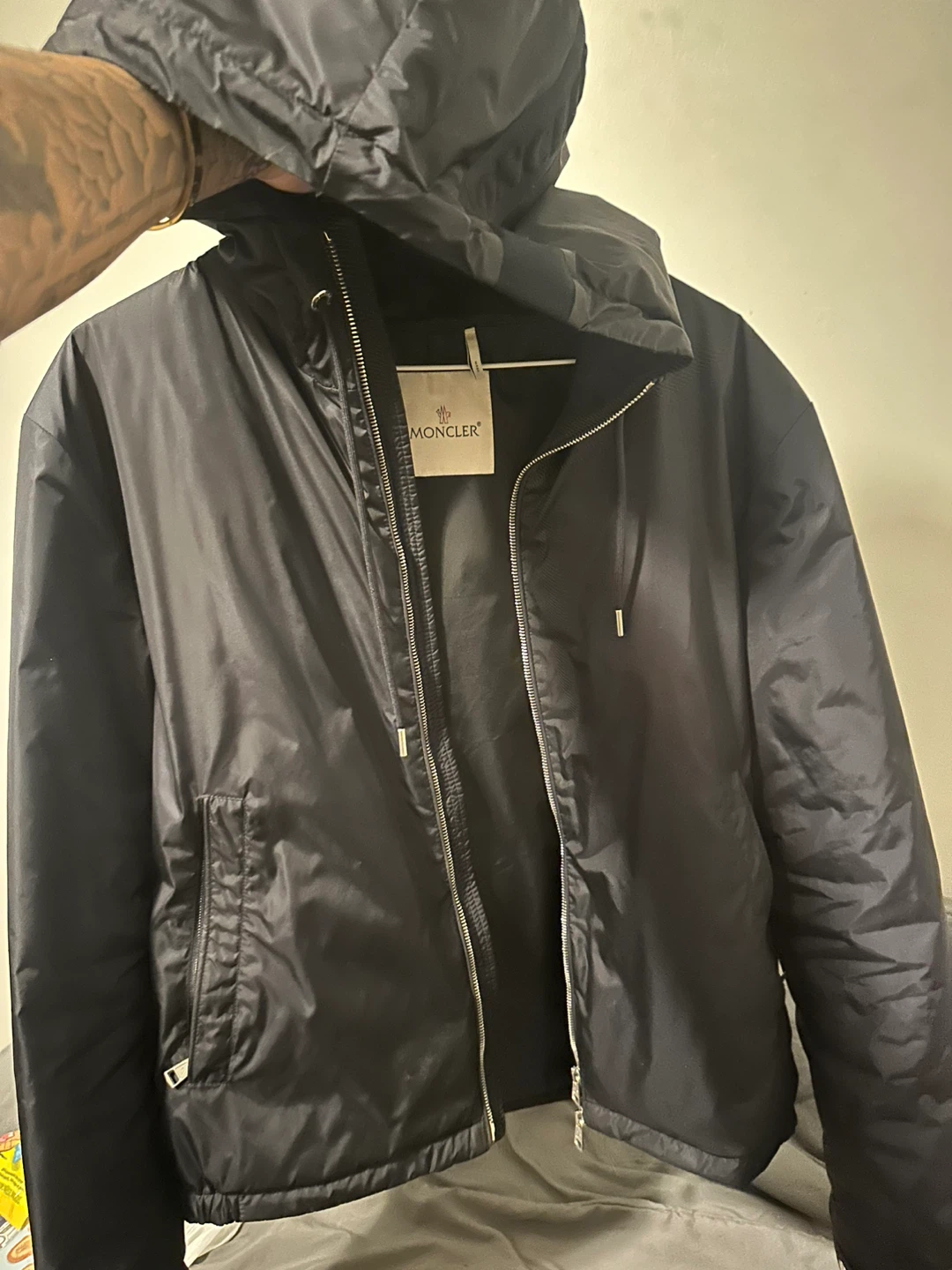 Moncler Navy windbreaker Jacket