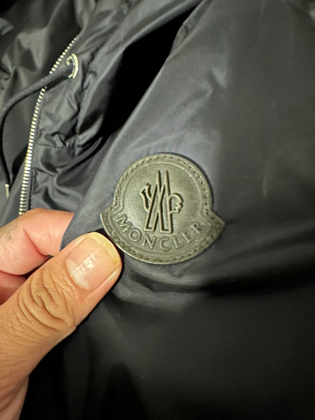 Moncler Navy windbreaker Jacket - photo 2