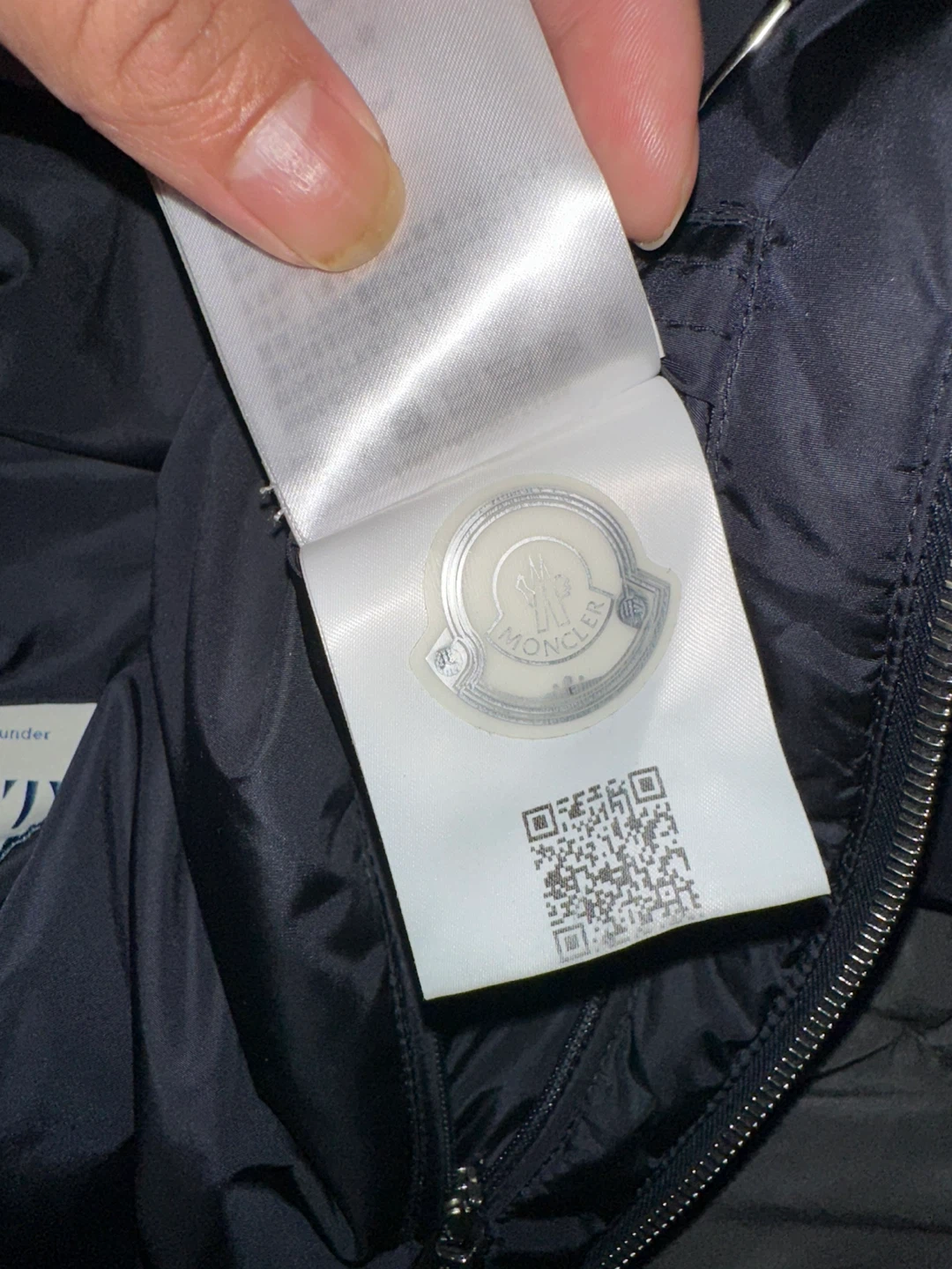 Moncler Navy windbreaker Jacket - photo 4