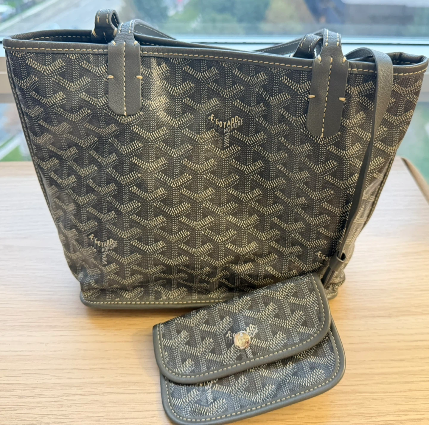 Goyard Tote Bag with Pouch