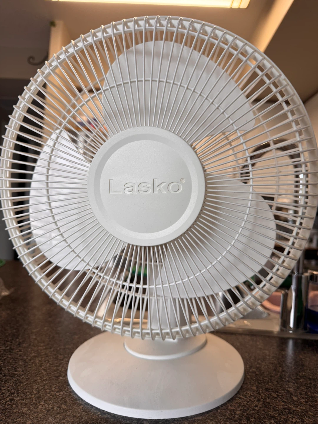 Lasko White Desk Fan