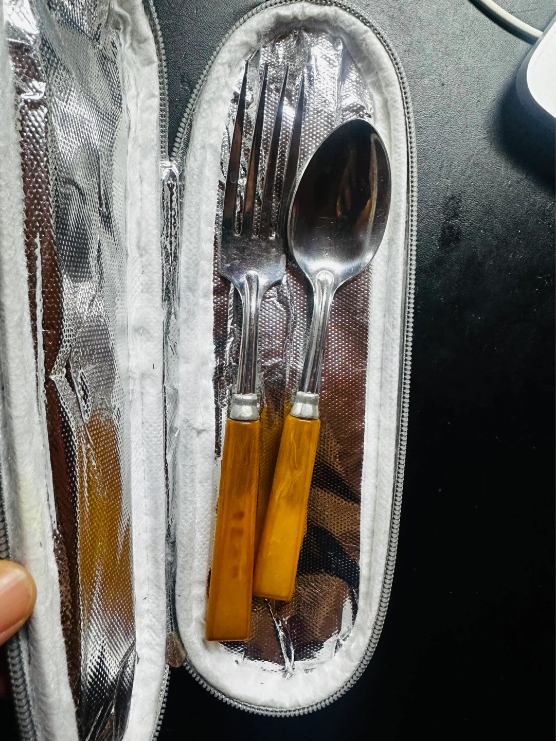 Travel Utensil Set with Case