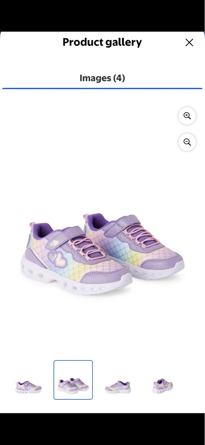Girls' Light-Up Sneakers size/10 - photo 2