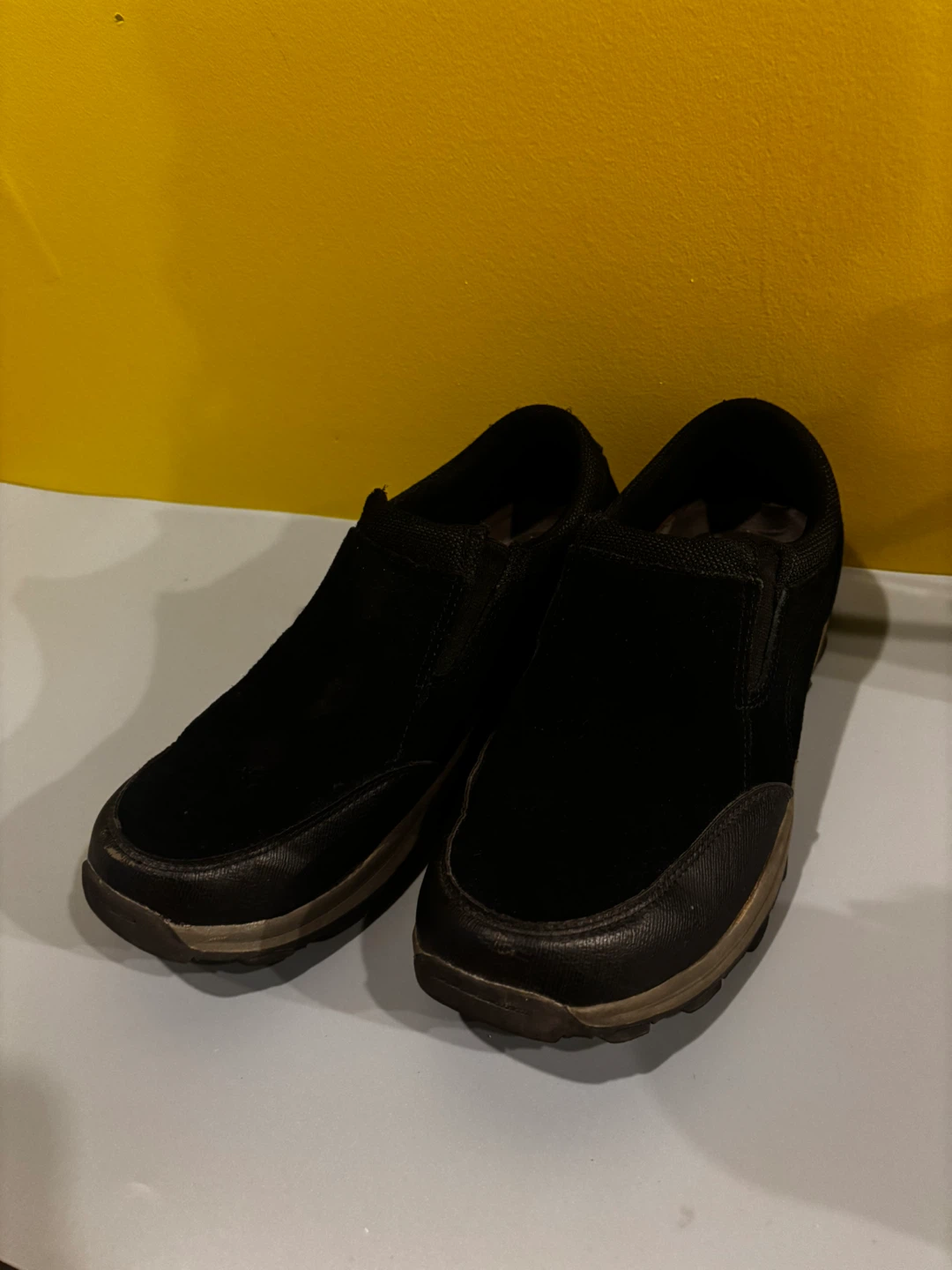 Black Slip-On Shoes-11sz.