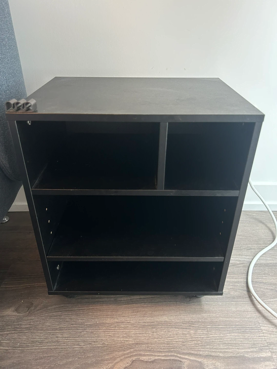 Black Storage Shelf Unit OR Nightstand - photo 2