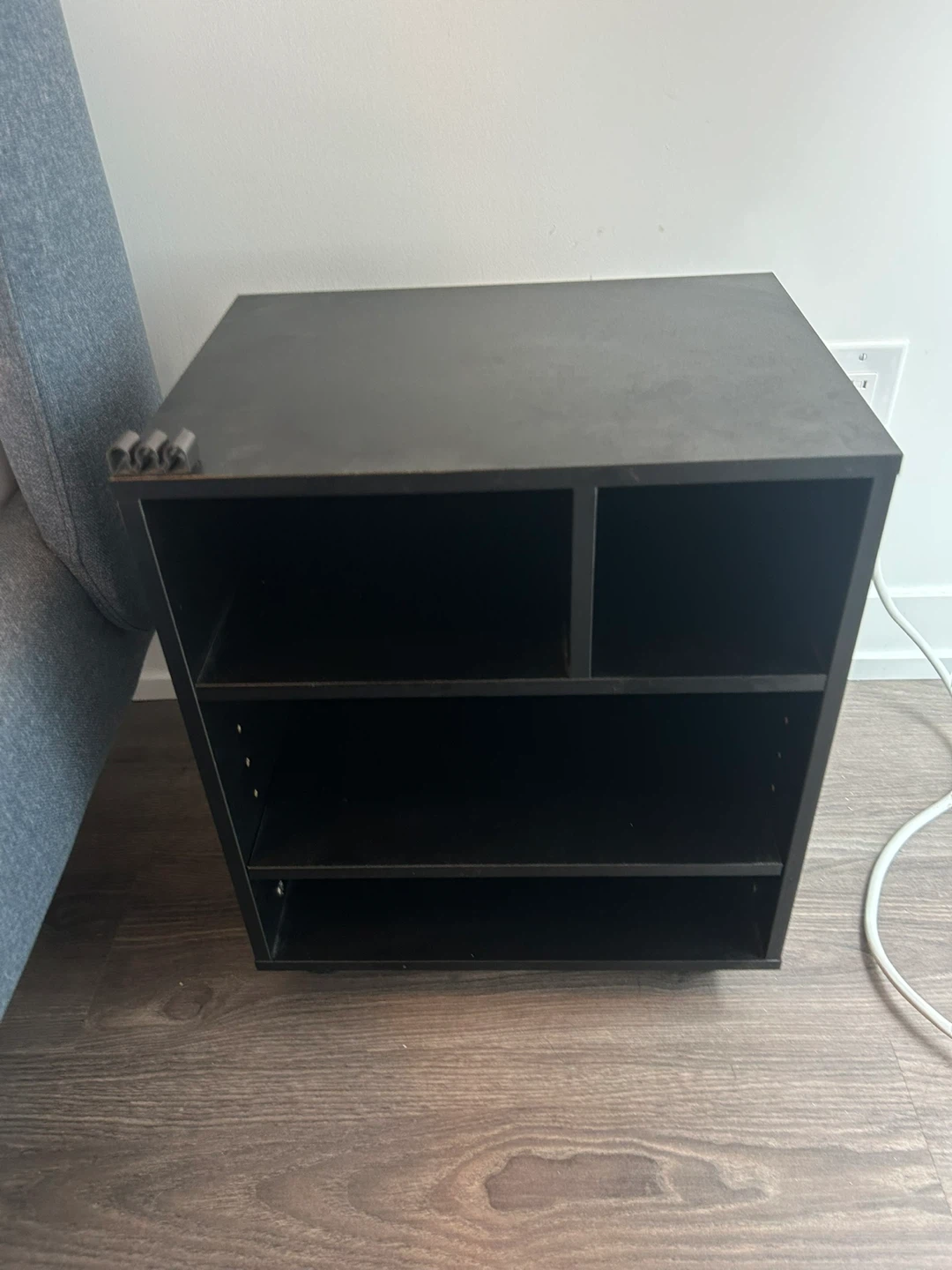 Black Storage Shelf Unit OR Nightstand
