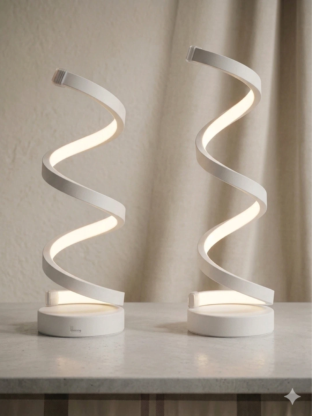 Modern Spiral LED Table Lamp