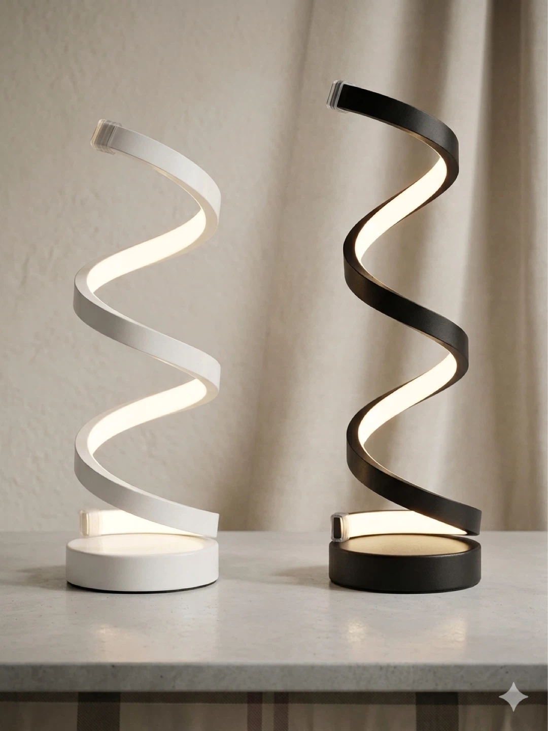 Modern Spiral LED Table Lamp - photo 2