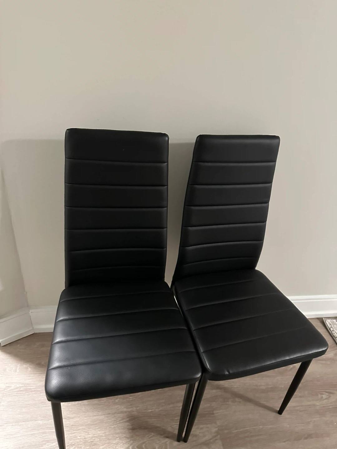 Black Dining Table Set with 6 Chairs - photo 4