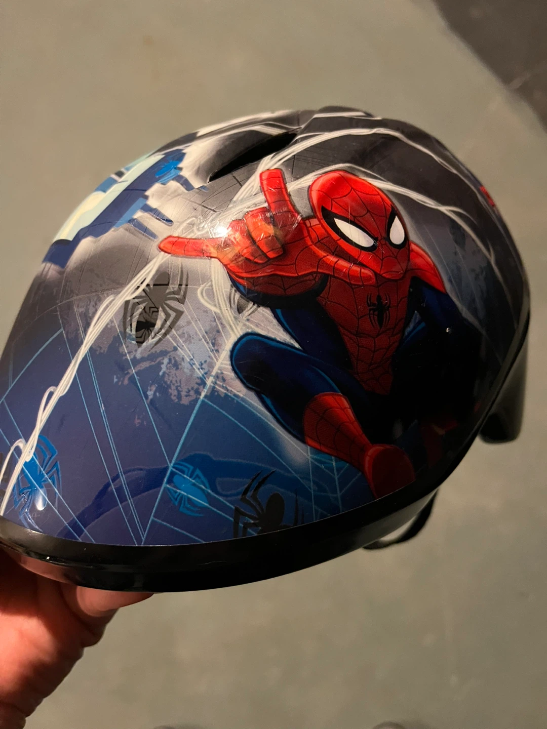 Kids Spiderman Bike Helmet