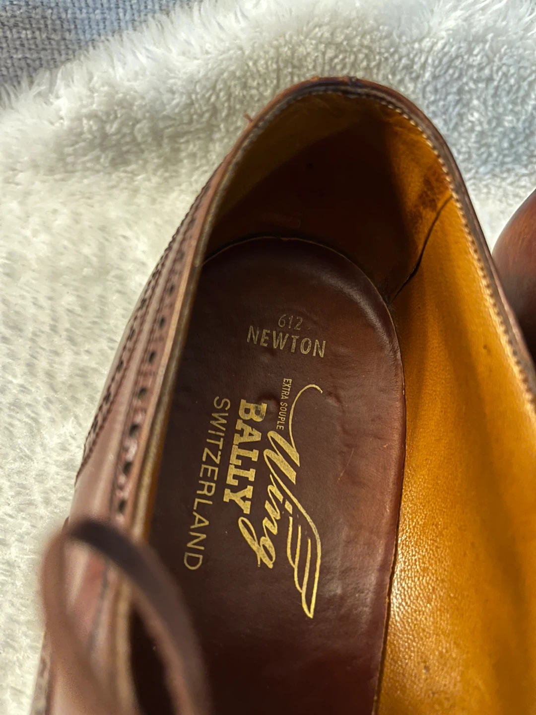 Bally Wingtip Brogue Oxford Shoes Size 10.5 - photo 2