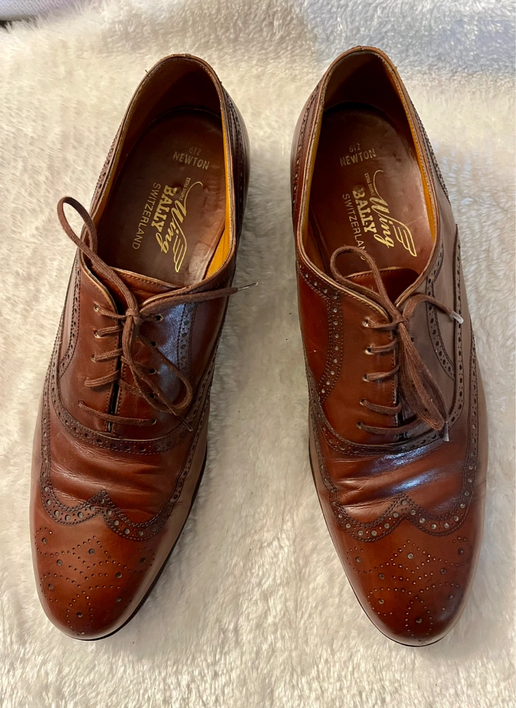 Bally Wingtip Brogue Oxford Shoes Size 10.5 - photo 3