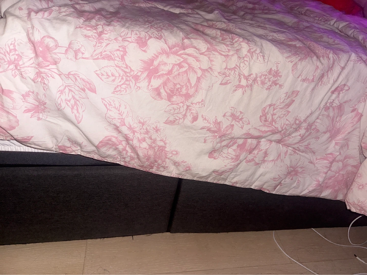 Twin size bed with LED lights and storage - photo 4