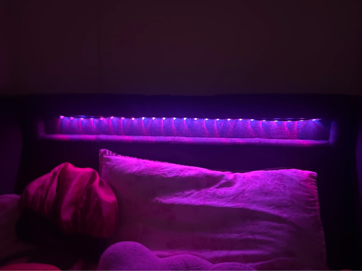 Twin size bed with LED lights and storage - photo 2
