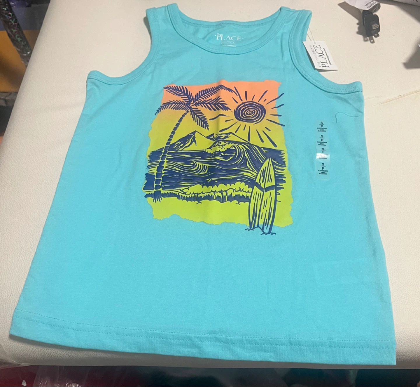 The Children's Place Boys' Graphic Tank Top - Size S - photo 2
