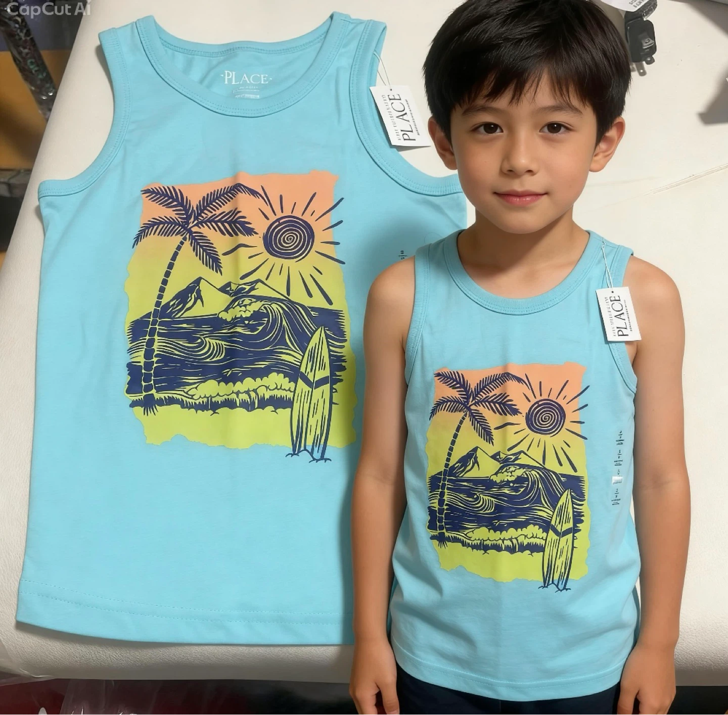 The Children's Place Boys' Graphic Tank Top - Size S