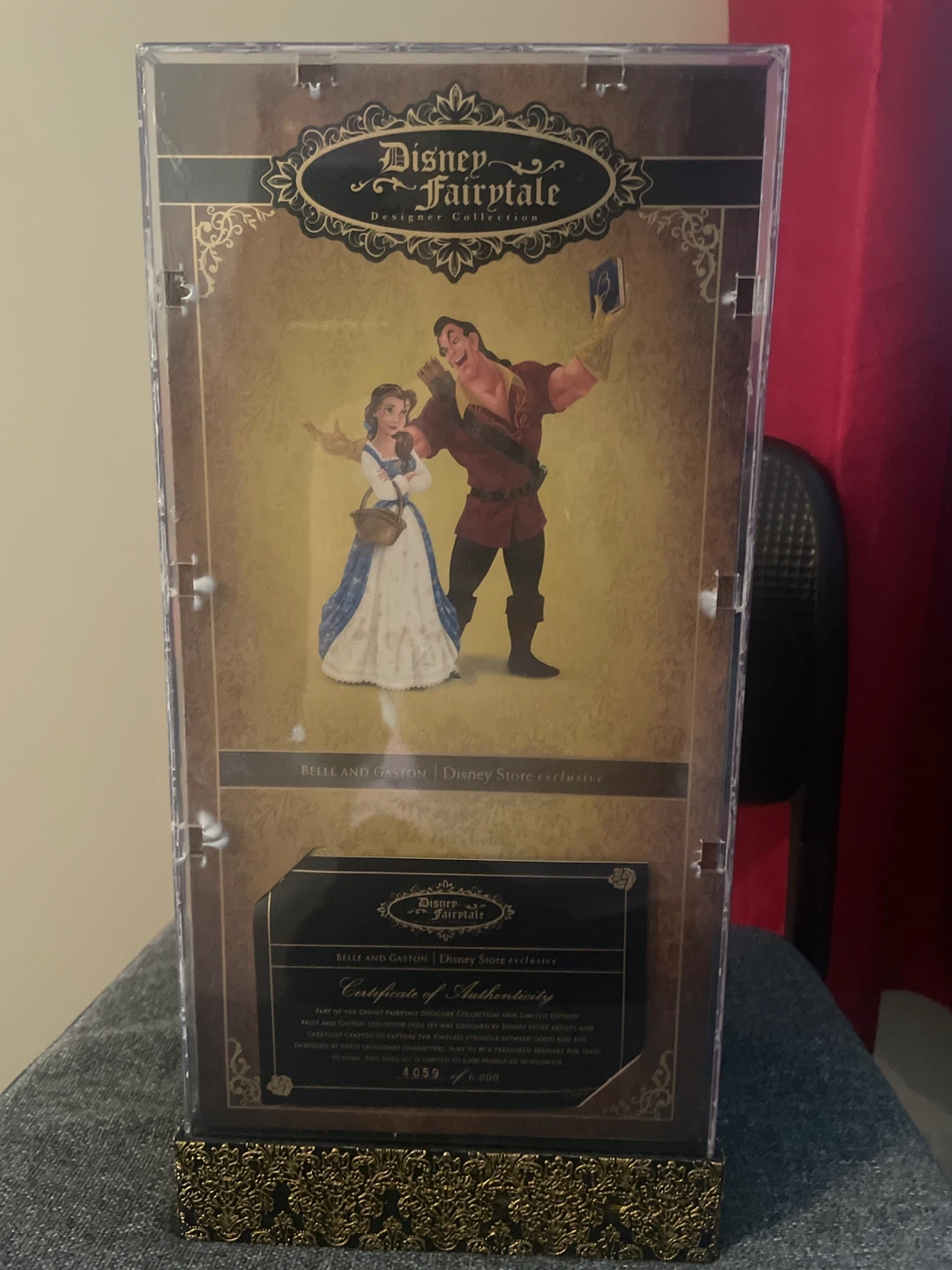 Disney Fairytale Designer Collection Belle and Gaston Dolls - photo 4