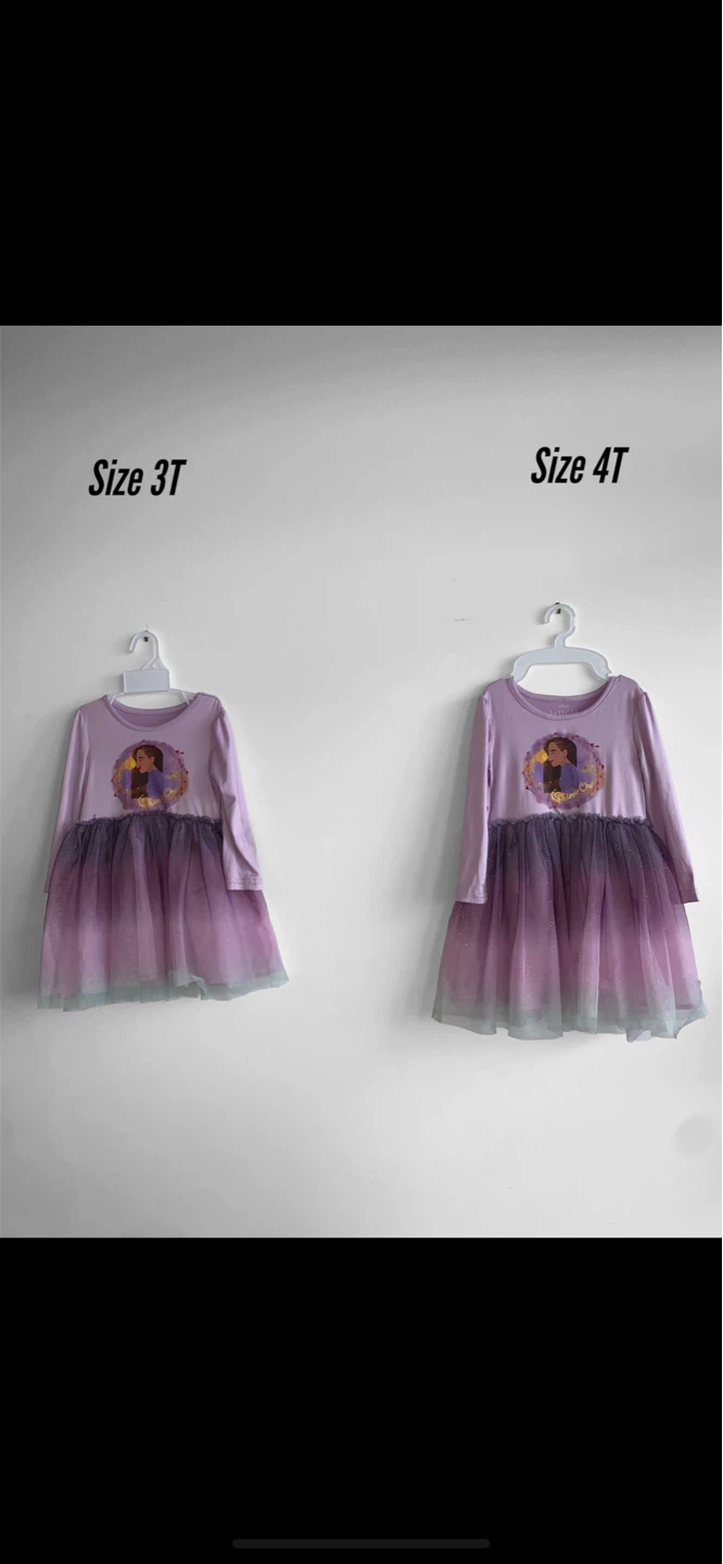 2 Disney “Shine On” Girls' Purple Tutu Dress (s/3T+4T)