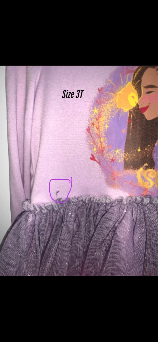 2 Disney “Shine On” Girls' Purple Tutu Dress (s/3T+4T) - photo 5