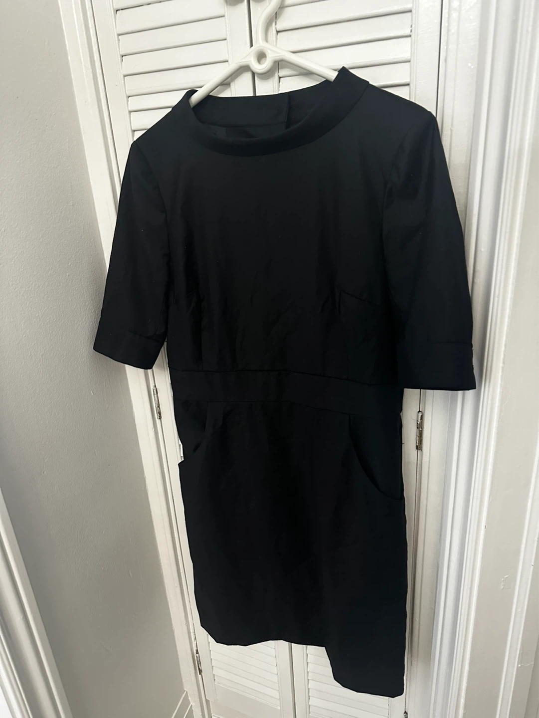 J Crew Black Knee-Length Dress - photo 2