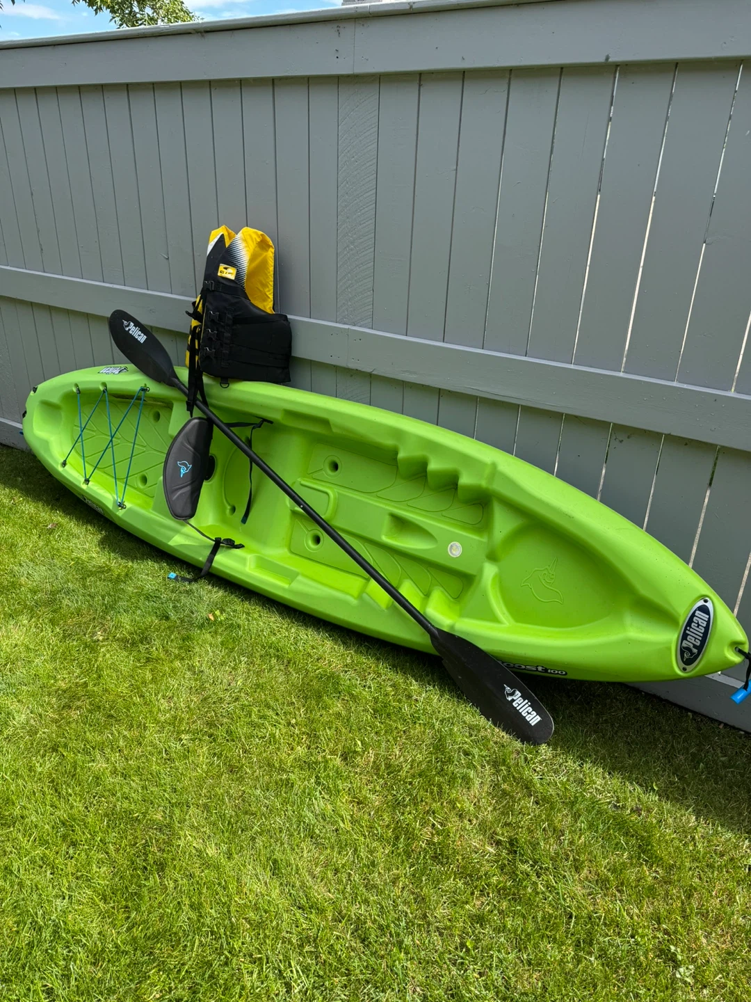Pelican Sit-On-Top Kayak with Fluid Life Vest