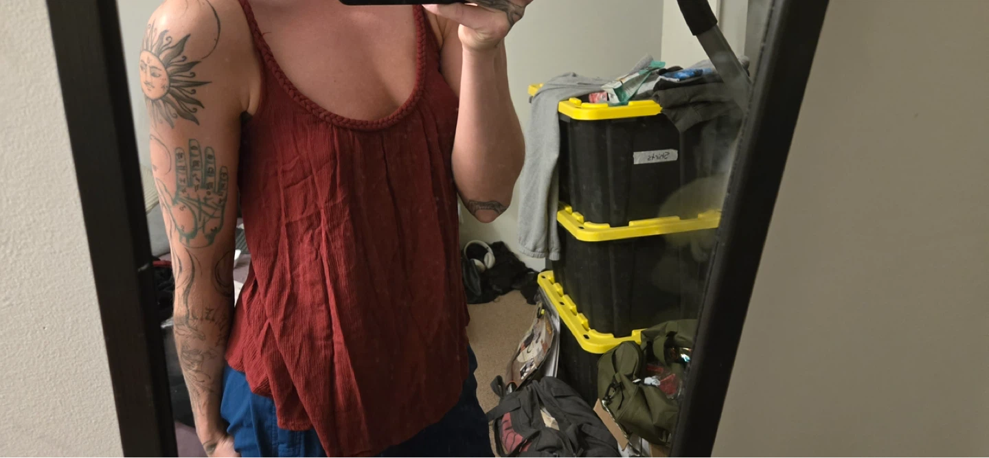 Dark Red Tank Top - photo 2