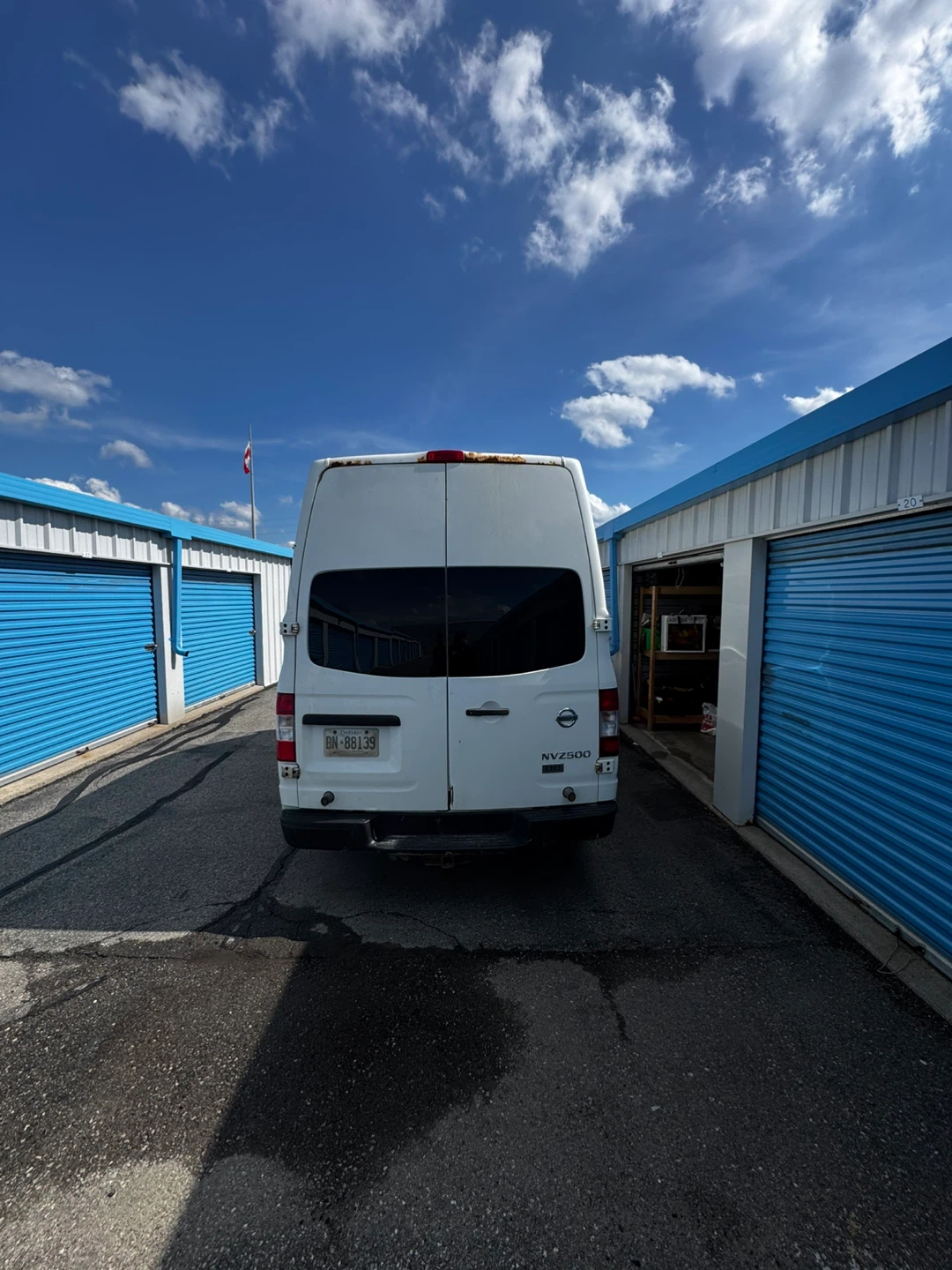 White Nissan NV2500 Cargo Van - photo 5