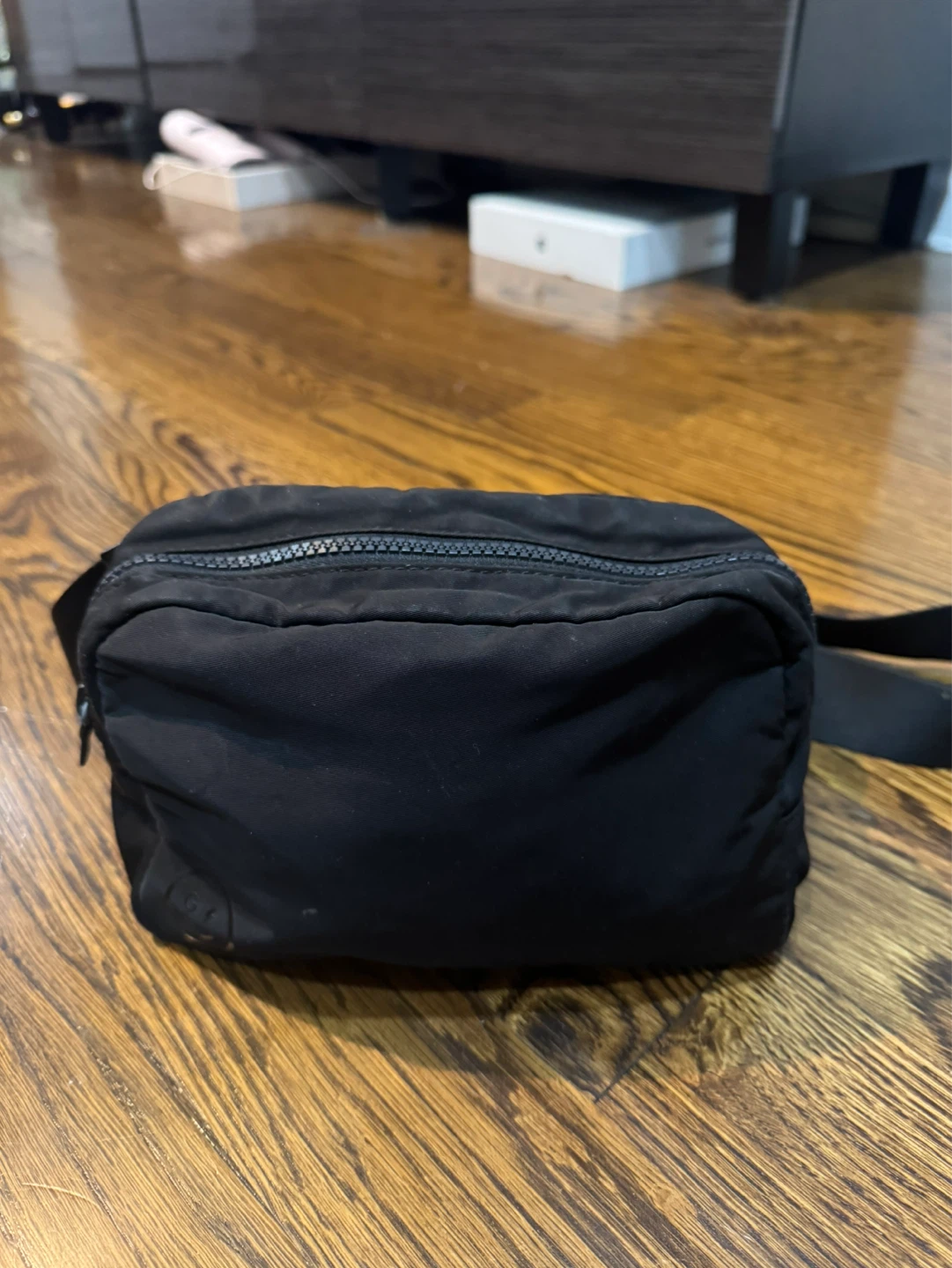 Black Smiley Face Fanny Pack