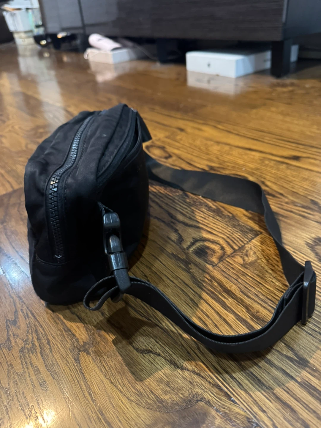 Black Smiley Face Fanny Pack - photo 2
