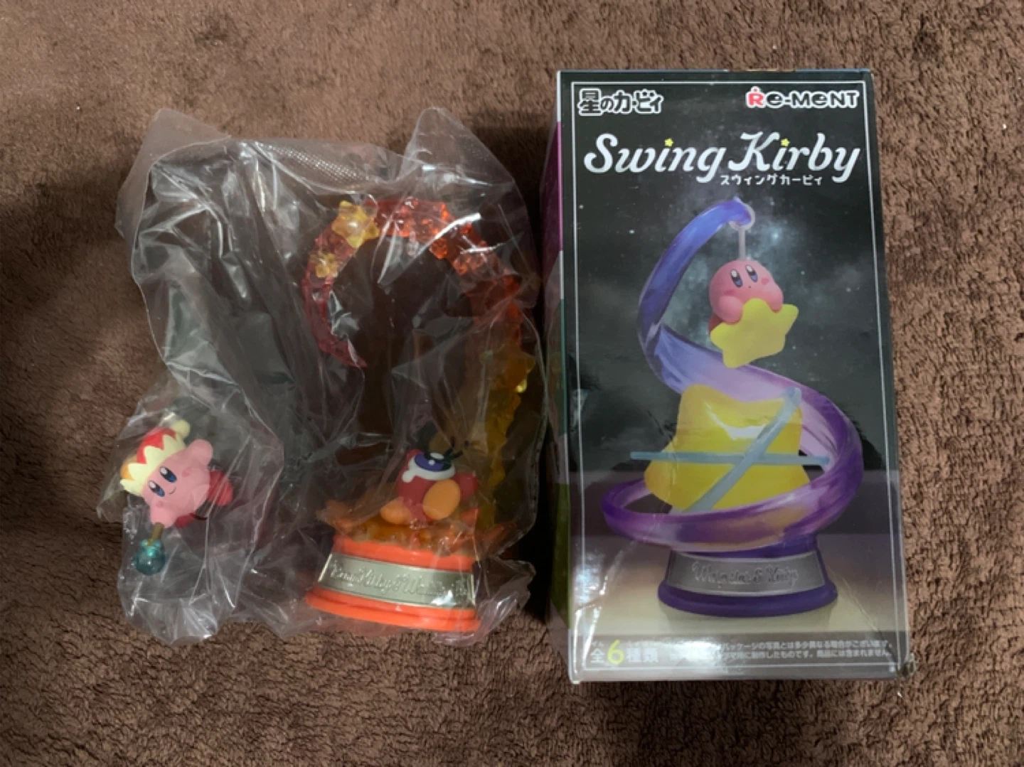 Re-ment Swing Kirby - Beam Kirby And Waddle Doo