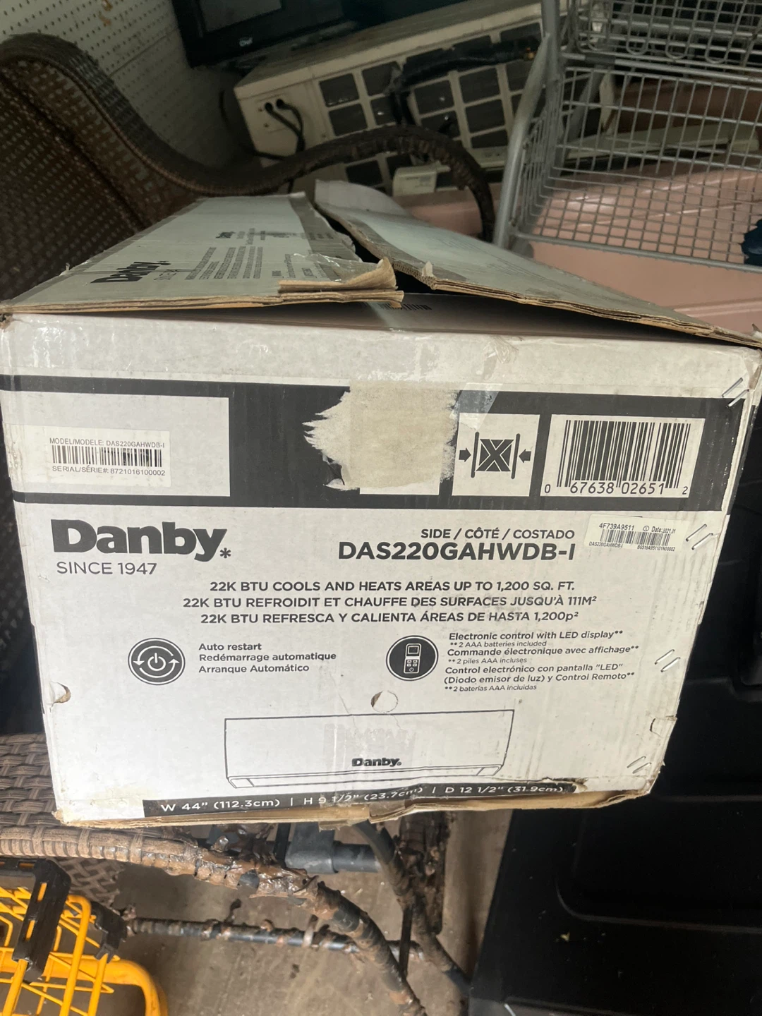 Danby DAS220GAHWDB-1 Mini Split Cooling and Heating System