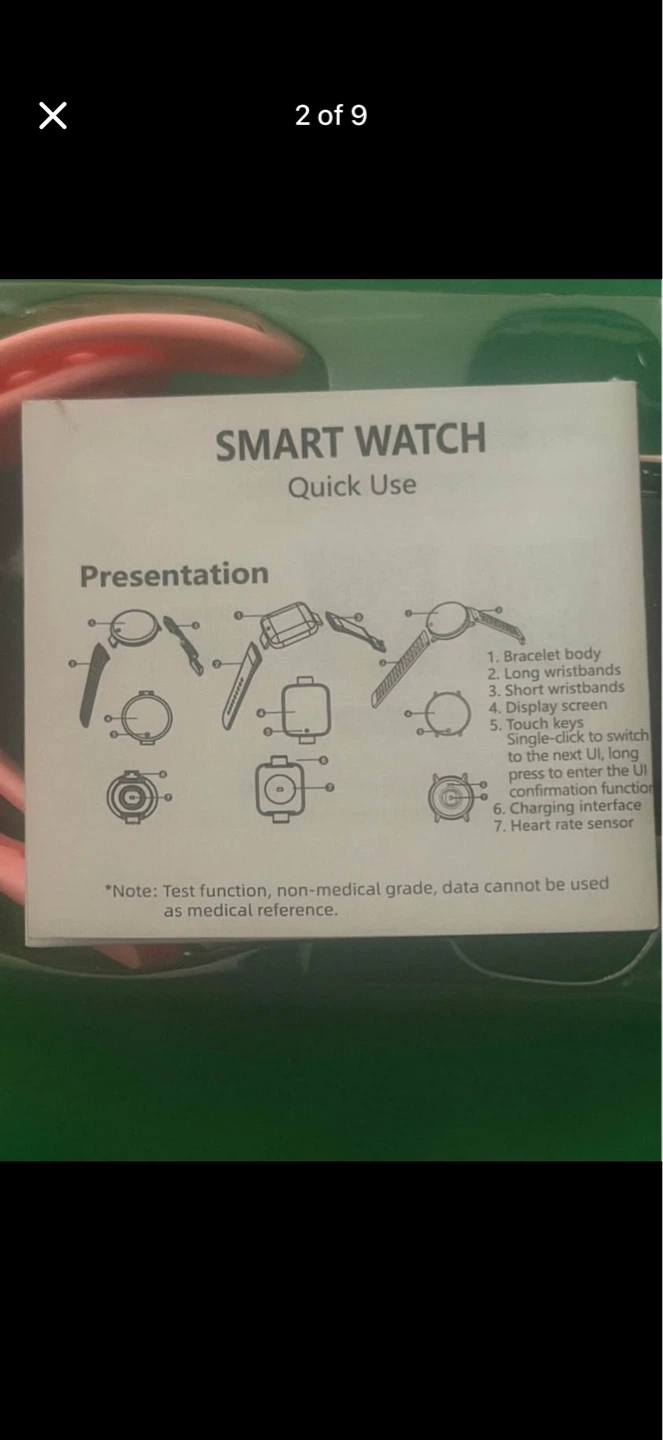 Smart Watch with Pink Bands - photo 2
