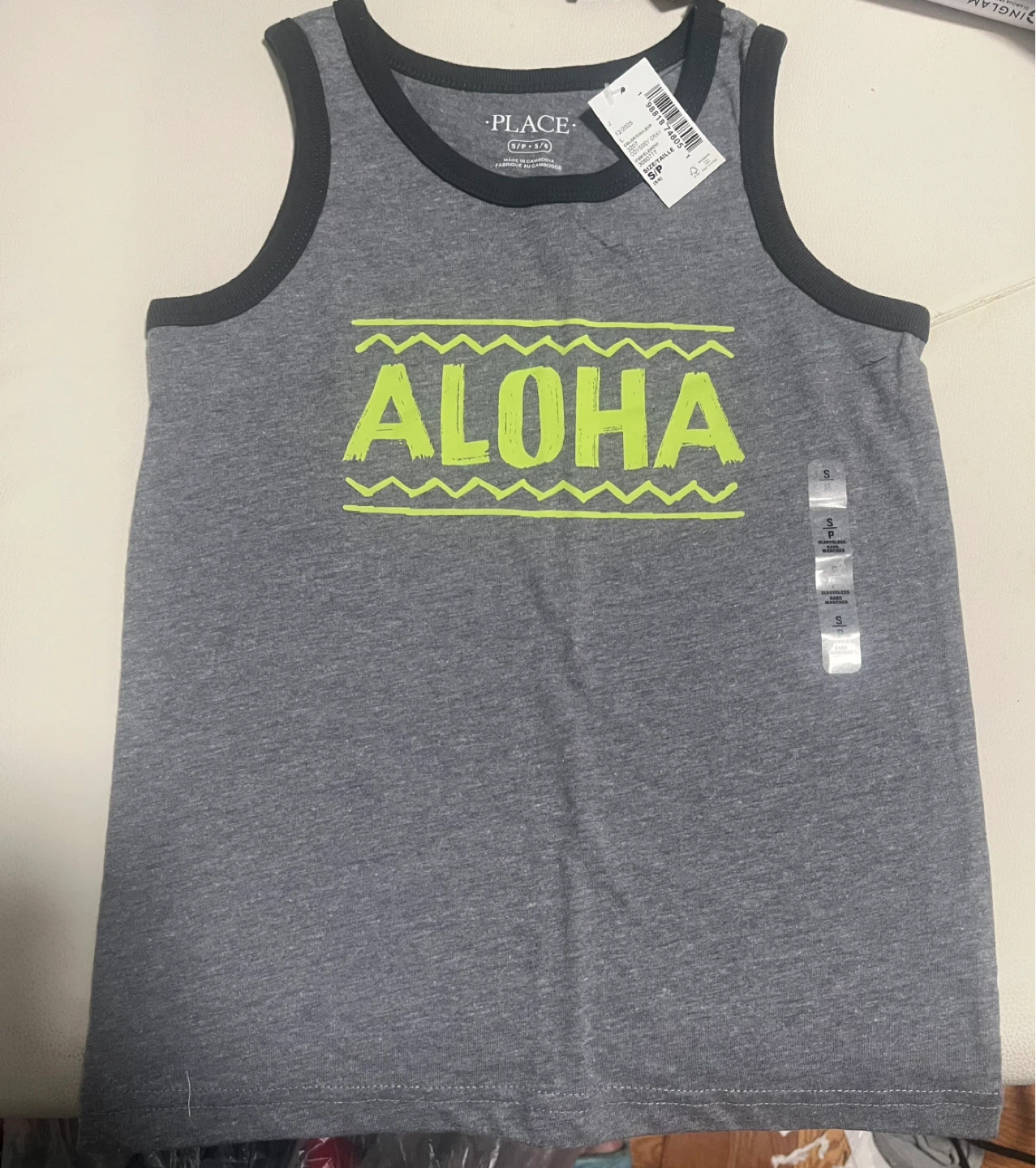 The Place "Aloha" Graphic Tank Top - Size S/P - photo 2