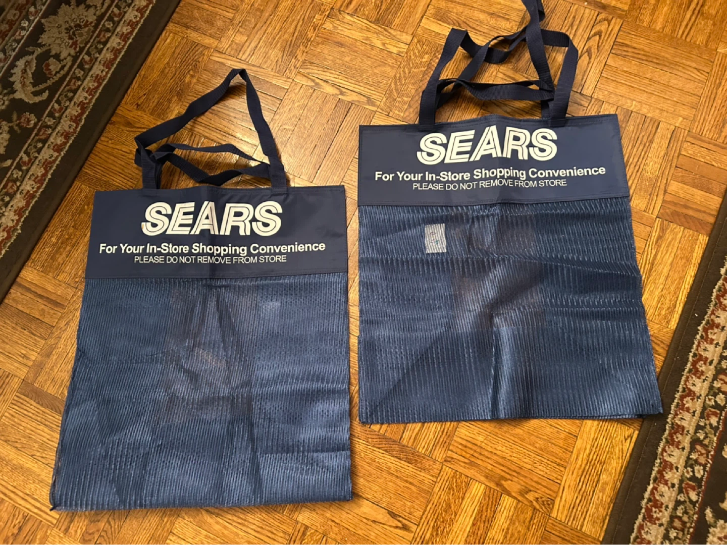 Vintage Sears Reusable Shopping Bags (Set of 2)