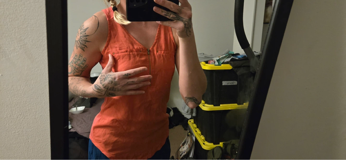 Orange Tank Top