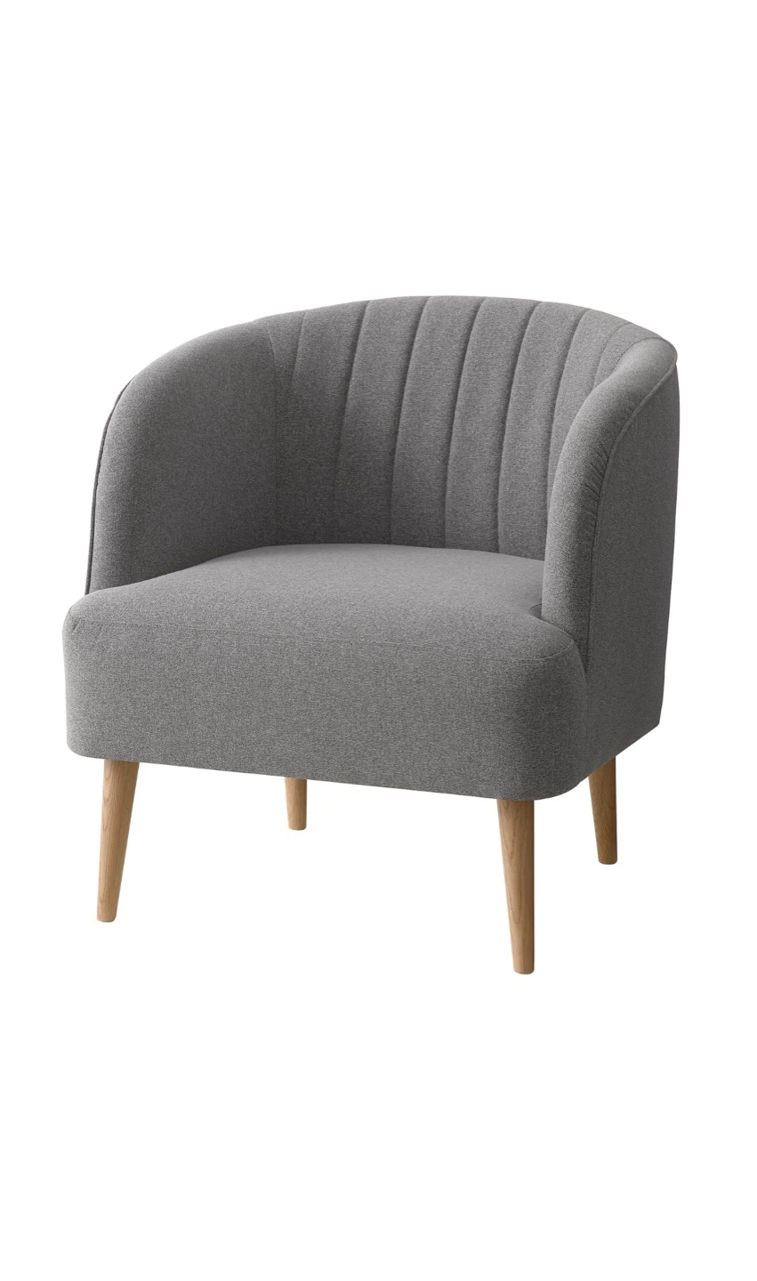 IKEA FULLÖSA Armchairs (Set of 2) Grey