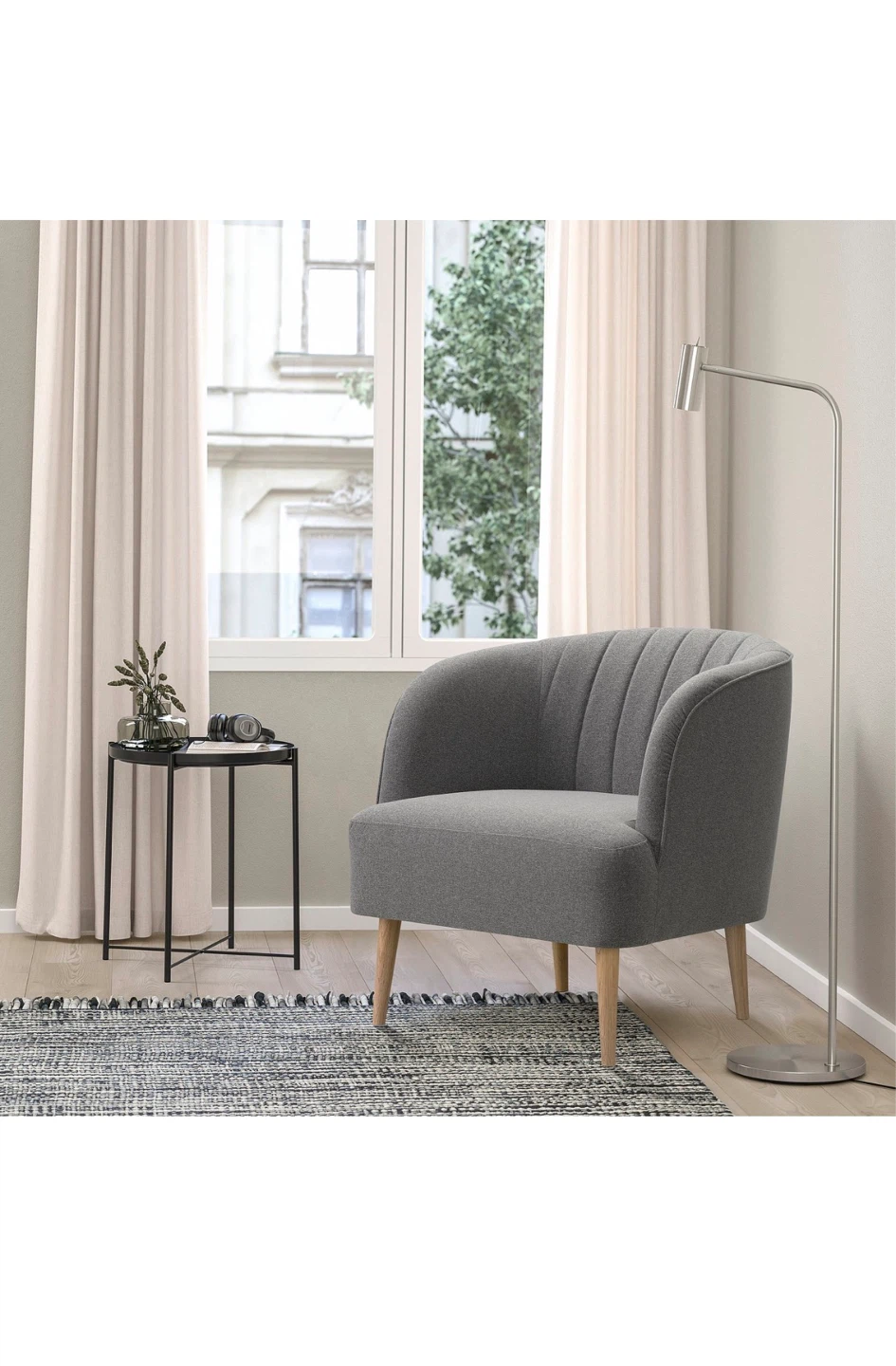 IKEA FULLÖSA Armchairs (Set of 2) Grey - photo 2