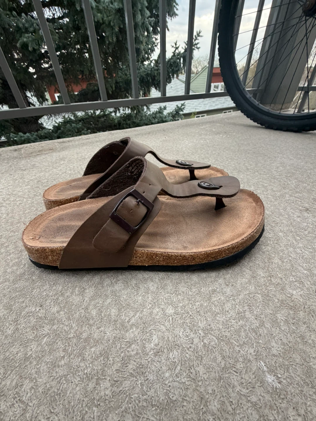 Brown Leather Birkenstock-style Sandals - photo 4