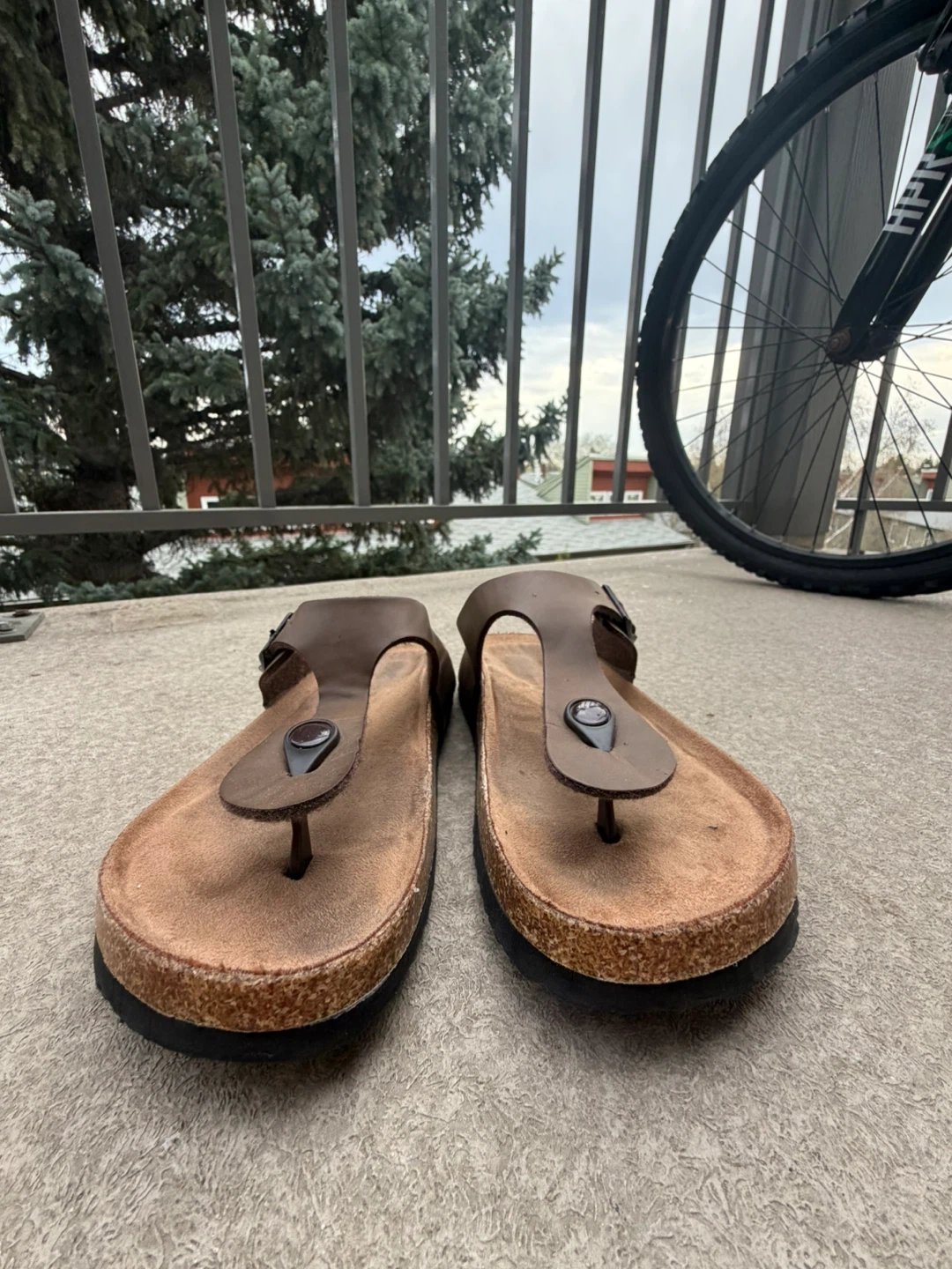 Brown Leather Birkenstock-style Sandals - photo 2