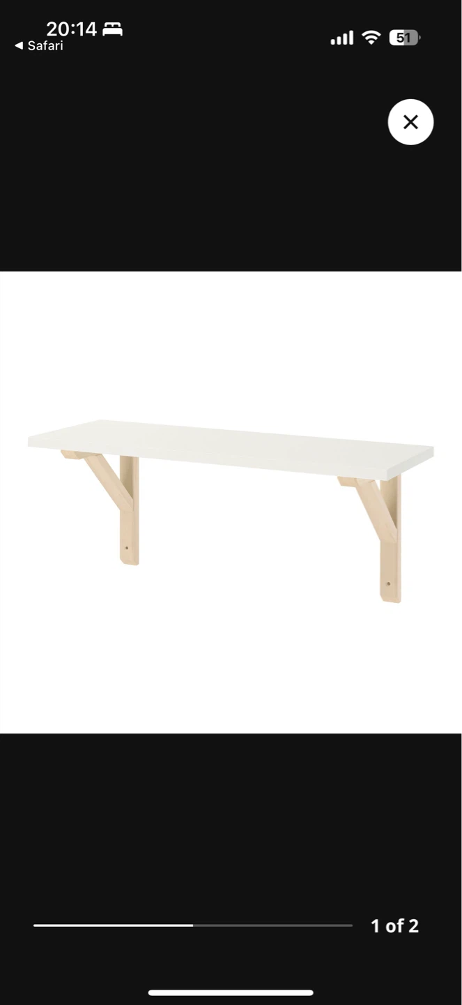 IKEA Wall Mounted Shelf - photo 2