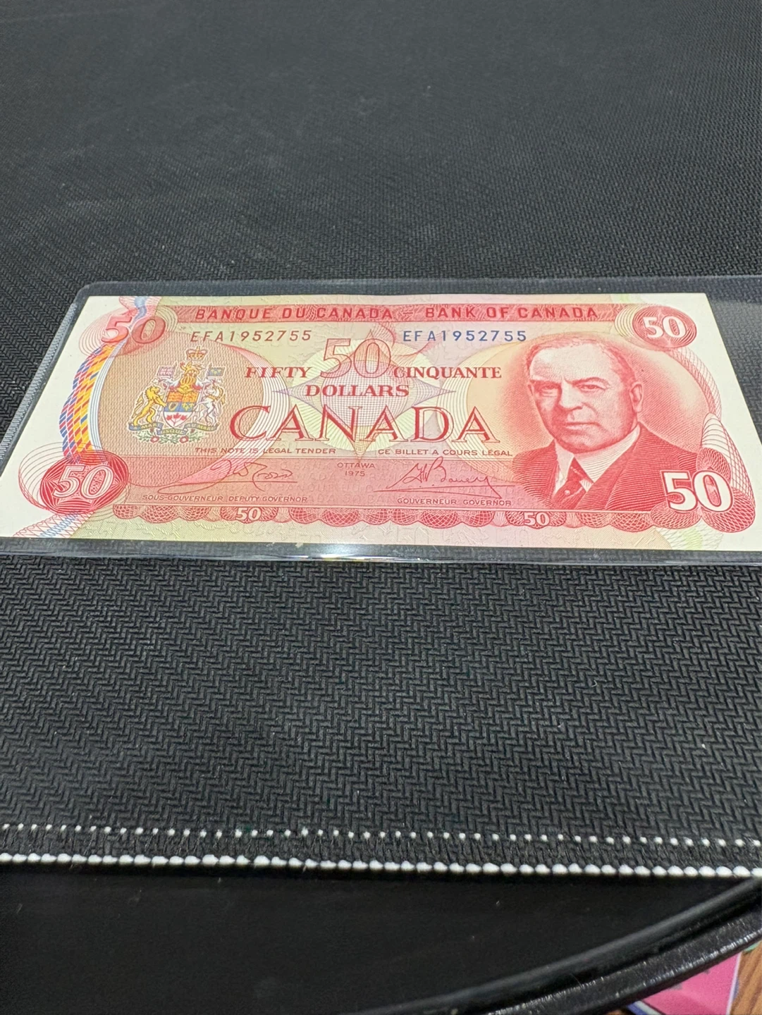 1975 $50 Bank of Canada Dollar Bill