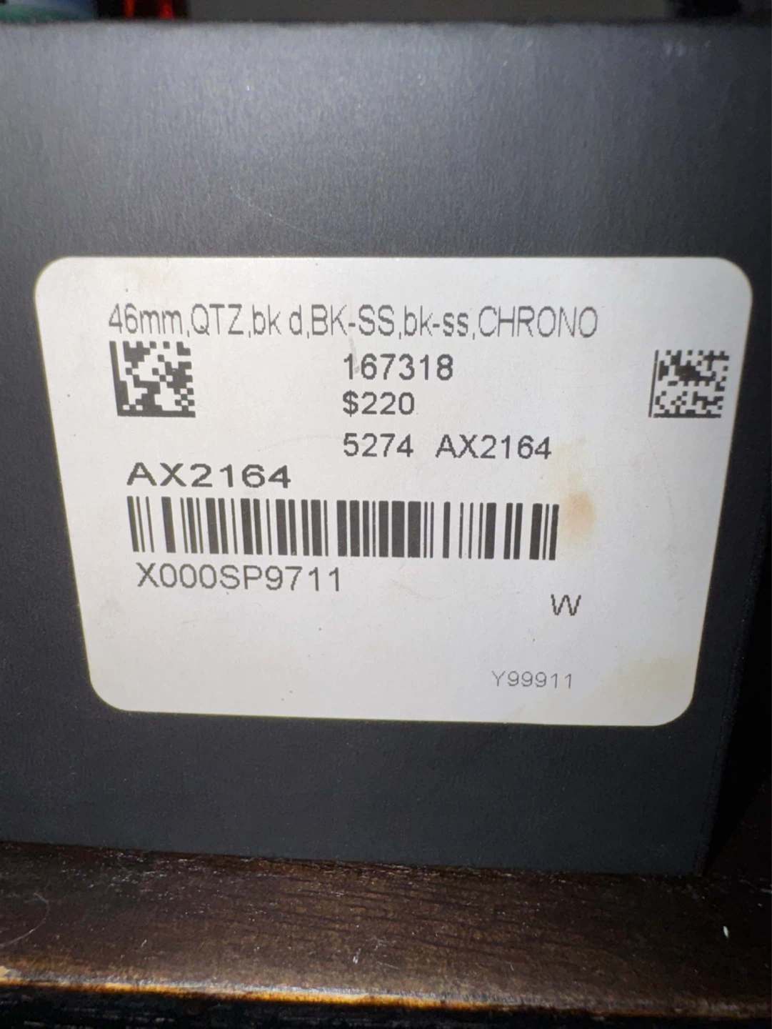 Armani Exchange AX2164 Chronograph Watch - photo 4
