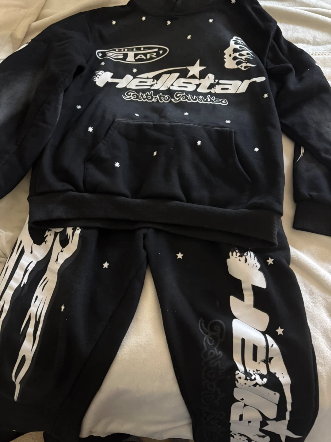 Hellstar Hoodie and Sweatpants Set