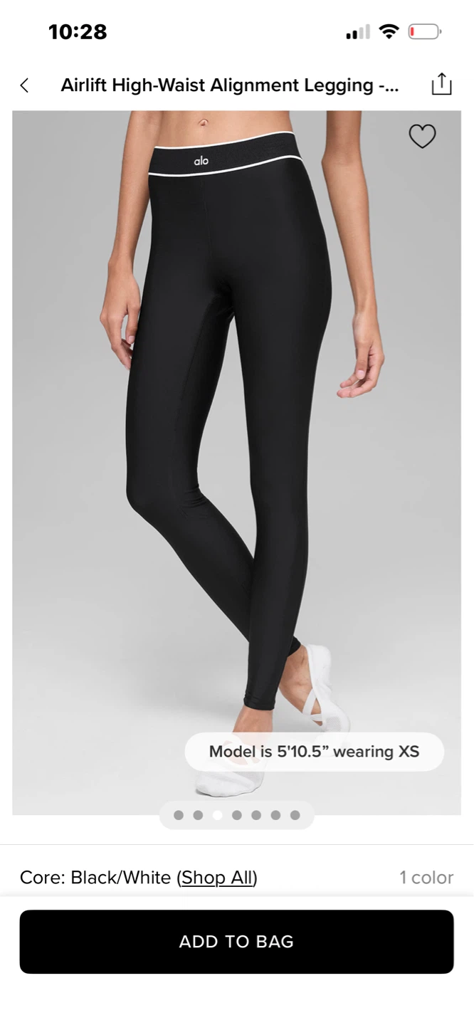 Alo Aircondition High-Waist Alignment Legging - Black