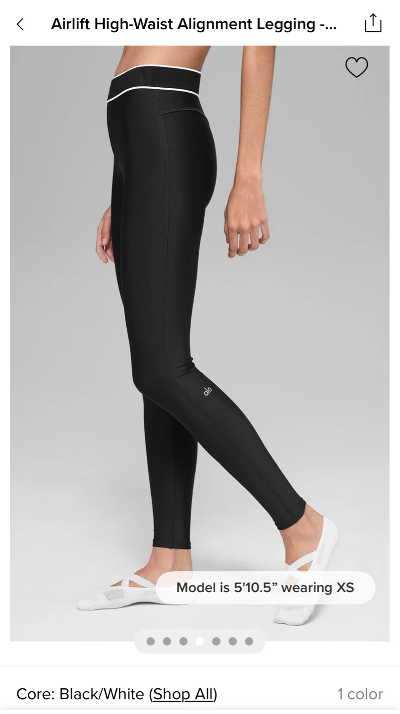 Alo Aircondition High-Waist Alignment Legging - Black - photo 2