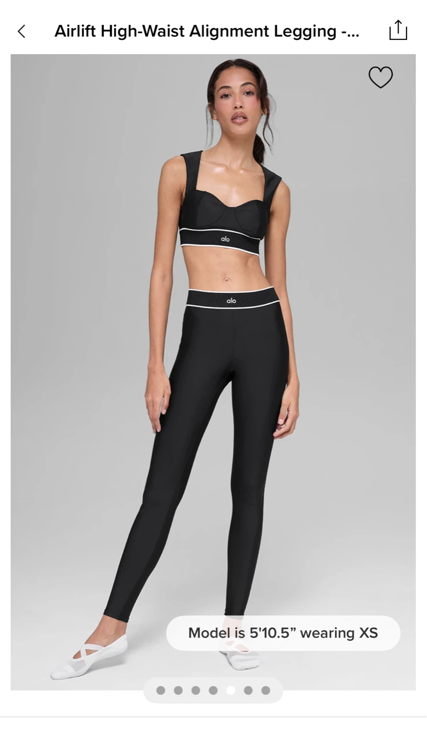 Alo Aircondition High-Waist Alignment Legging - Black - photo 4
