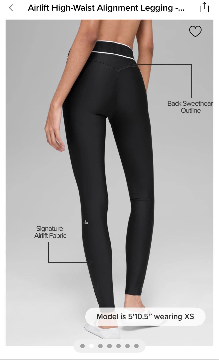Alo Aircondition High-Waist Alignment Legging - Black - photo 3