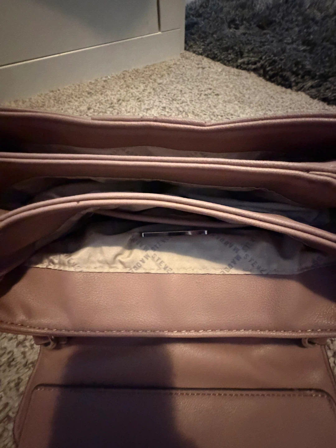 Steve Madden Pink Faux Leather Handbag - photo 4